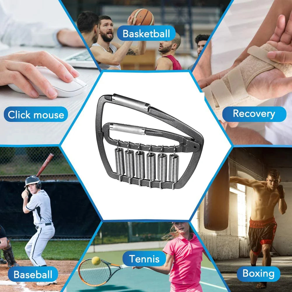 Stylique Glow™ Adjustable Metal Hand Gripper – Forearm Strengthener & Finger Exerciser for Peak Grip Training