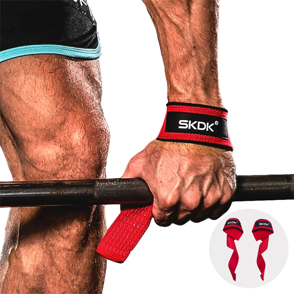 Stylique Glow™ Premium Anti-Slip Weightlifting Wrist Straps – Durable Cowhide Wrist Support for Crossfit & Bodybuilding