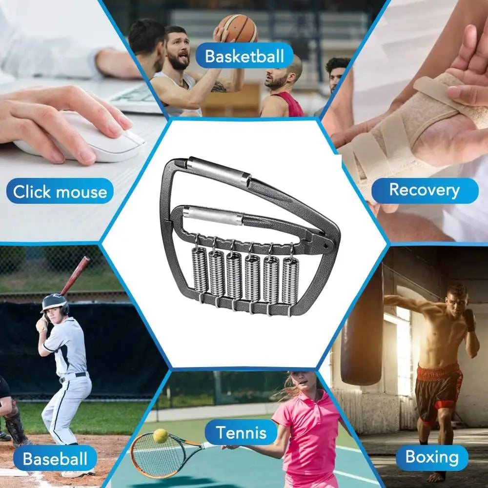 Stylique Glow™ Adjustable Metal Hand Gripper – Forearm Strengthener & Finger Exerciser for Peak Grip Training