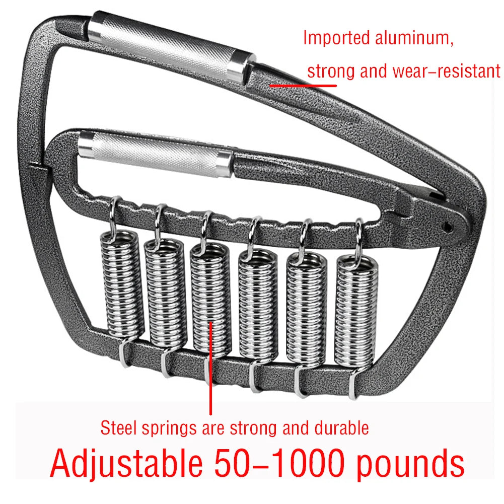Stylique Glow™ Adjustable Metal Hand Gripper – Forearm Strengthener & Finger Exerciser for Peak Grip Training