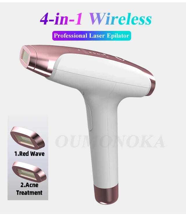Stylique Glow™ Painless IPL Laser Hair Removal – 999,999 Flashes for Full-Body Radiance