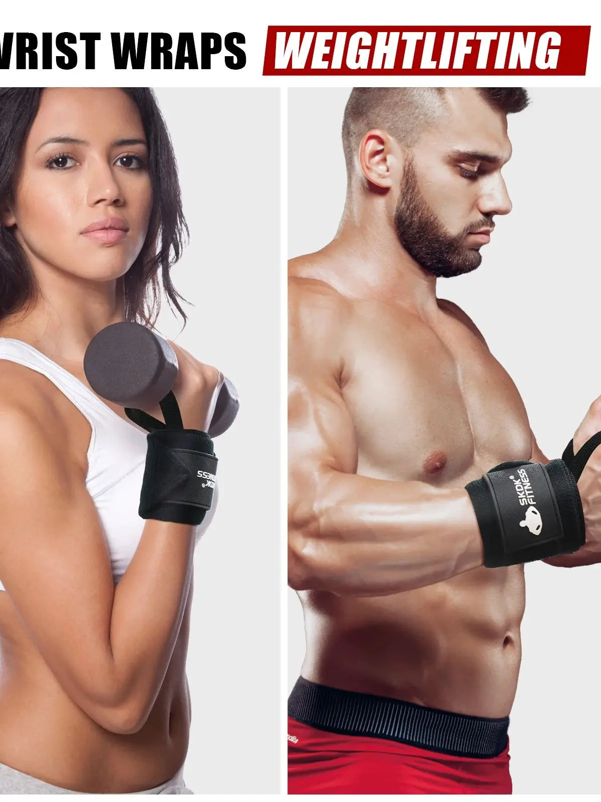Stylique Glow™ ProGrip Wrist Wrap Hooks – Powerlifting Gloves with Wrist Support for Elite Pull Training