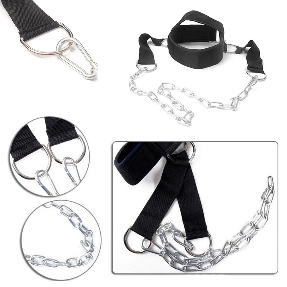Stylique Glow™ Adjustable Neck Harness – Elite Weight Bearing Strap for Neck Power Training