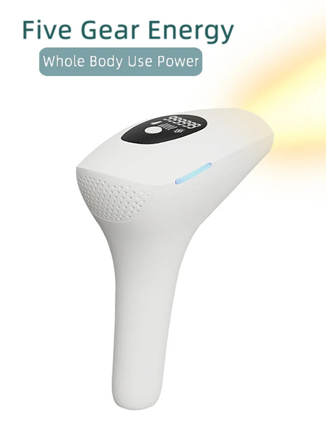 Stylique Glow™ Painless IPL Laser Hair Removal – 999,999 Flashes for Full-Body Radiance