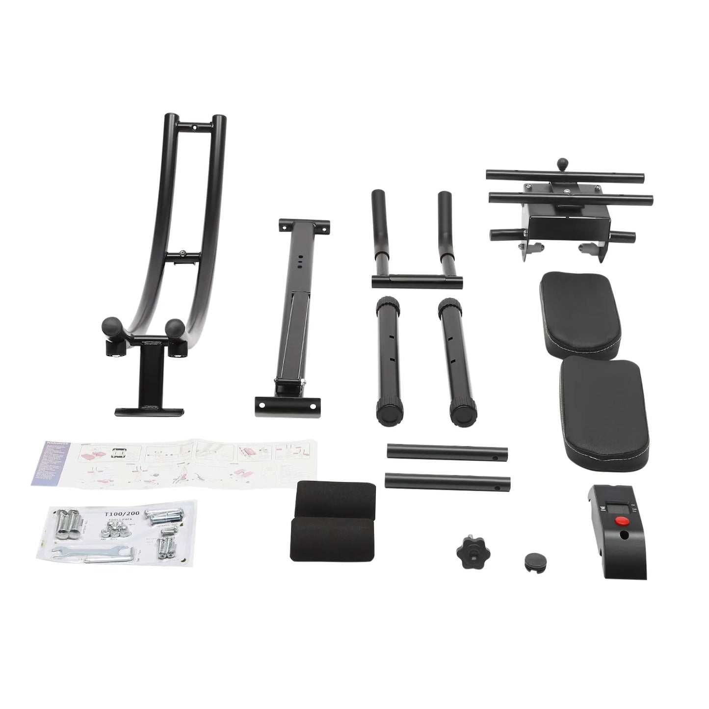 Stylique Glow™ Foldable Ab Machine – 330lbs Core Sculptor for Luxury Home Fitness