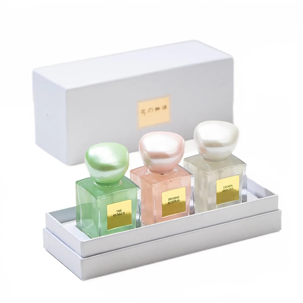 Stylique Glow Floral Pheromone Perfume Gift Set for Women – 3-Piece Long-Lasting Scented Body Spray (75ml)