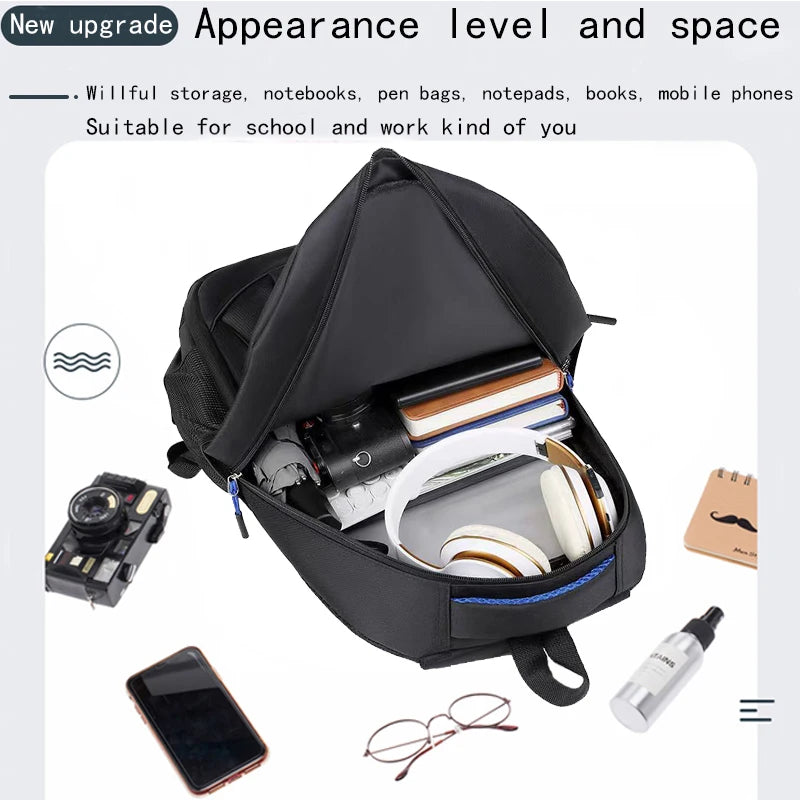 Professional Cubic Laptop Backpack – Stylish Business Bag with Multi-Pocket Design | Stylique Glow