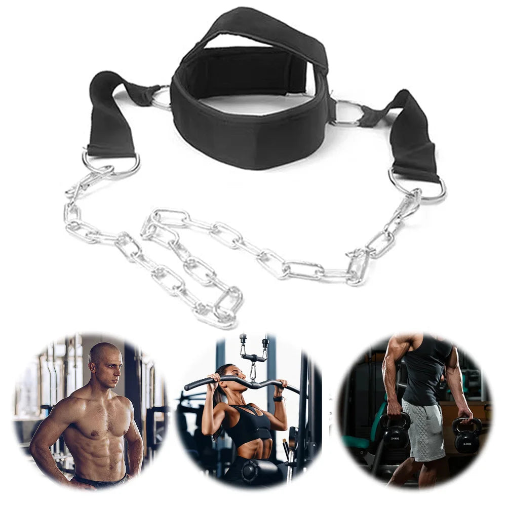Stylique Glow™ Adjustable Neck Harness – Elite Weight Bearing Strap for Neck Power Training