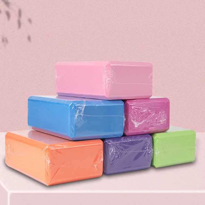 Stylique Glow™ Luxe EVA Yoga Block – Premium Foam Support for Stretching, Balance & Flexibility
