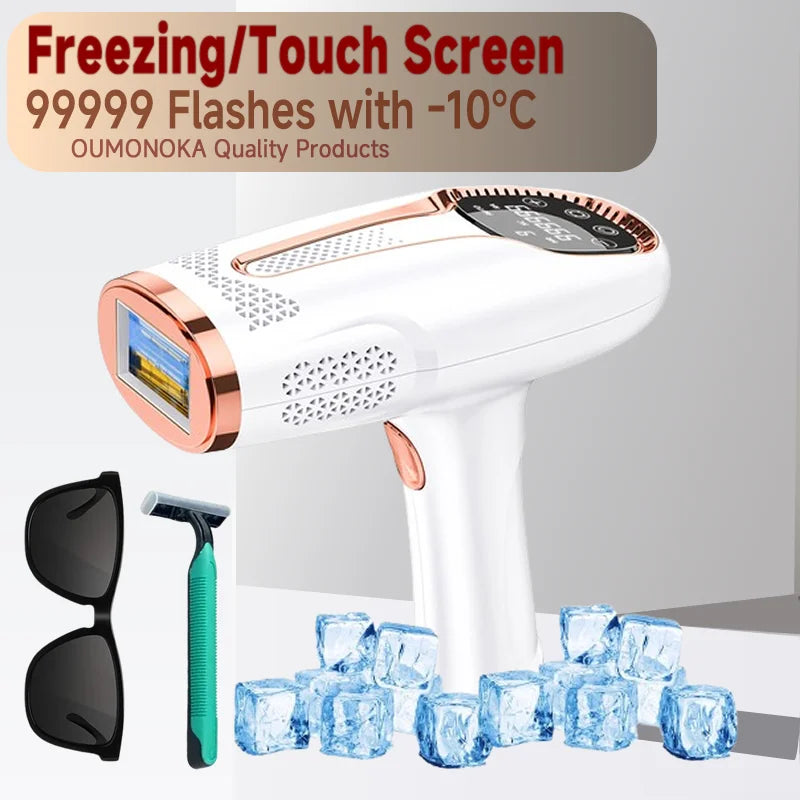 Stylique Glow™ Painless IPL Laser Hair Removal – 999,999 Flashes for Full-Body Radiance