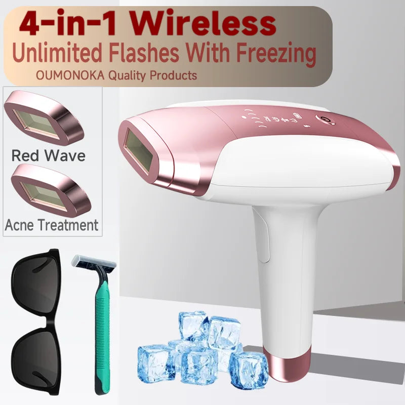 Stylique Glow™ Painless IPL Laser Hair Removal – 999,999 Flashes for Full-Body Radiance