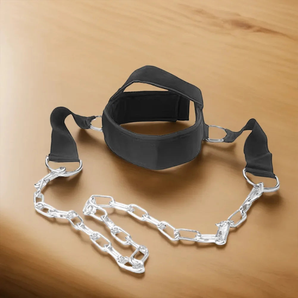 Stylique Glow™ Adjustable Neck Harness – Elite Weight Bearing Strap for Neck Power Training