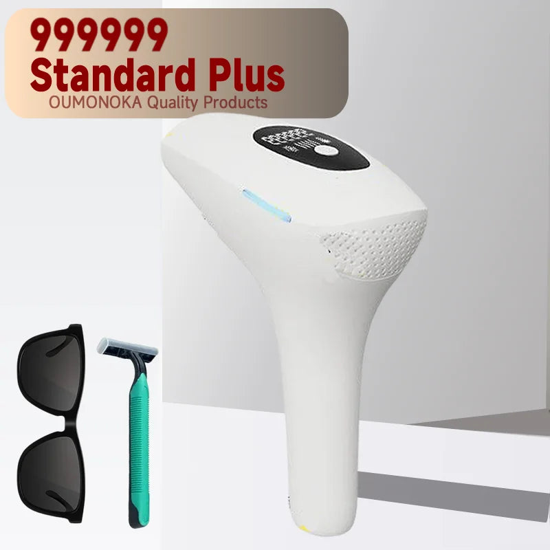 Stylique Glow™ Painless IPL Laser Hair Removal – 999,999 Flashes for Full-Body Radiance