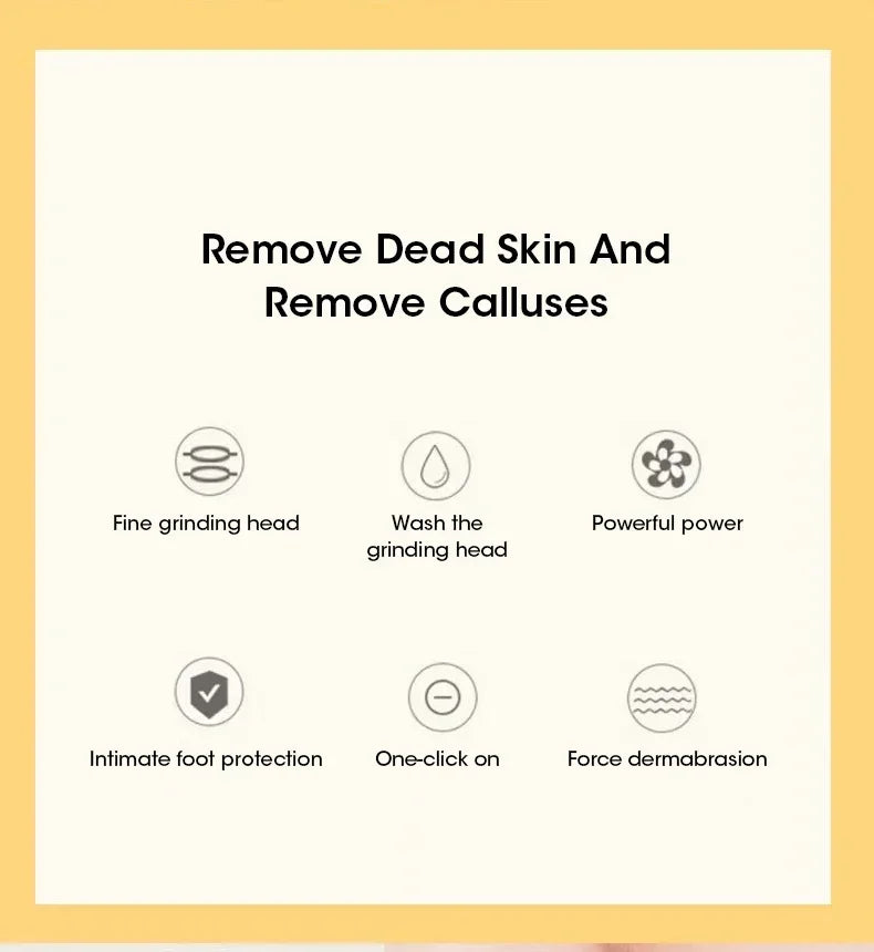 Stylique Glow™ Rechargeable Electric Foot Callus Remover – USB Pedicure Grinder for Smooth Feet