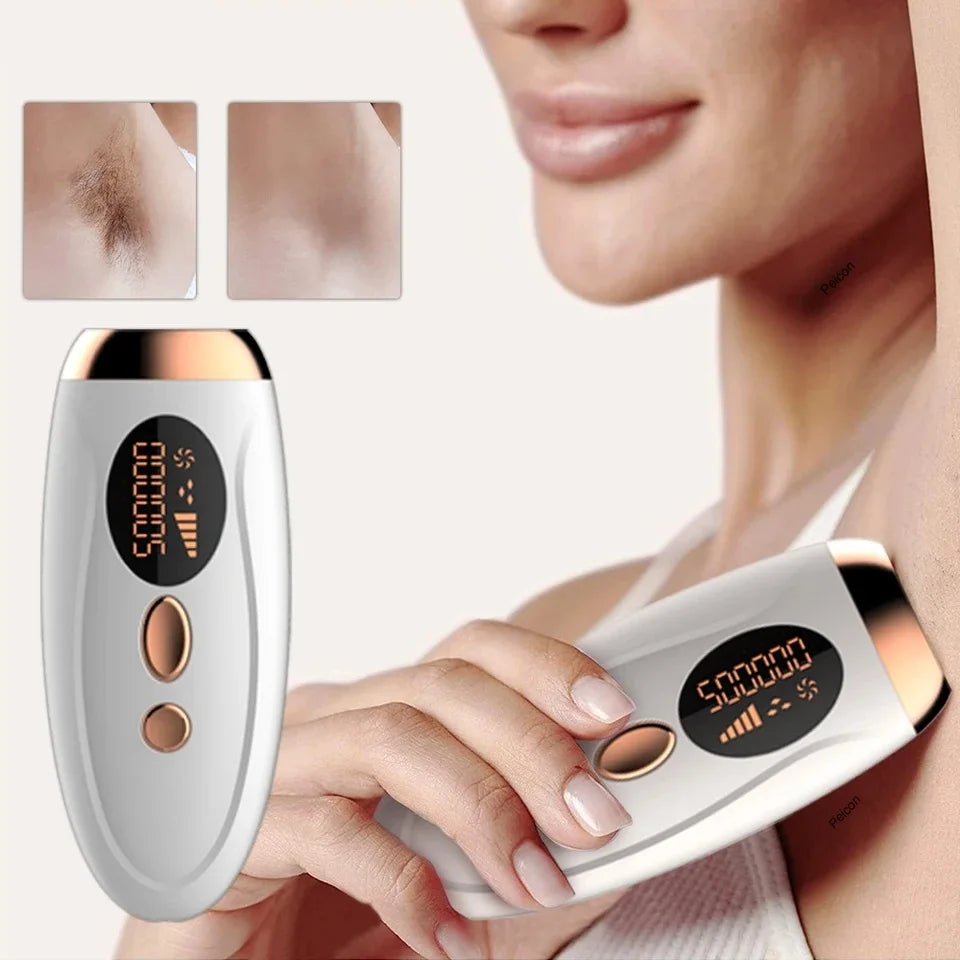 Stylique Glow™ 999,999 Flashes IPL Laser Epilator – Painless, Permanent Hair Removal for Face, Body & Bikini
