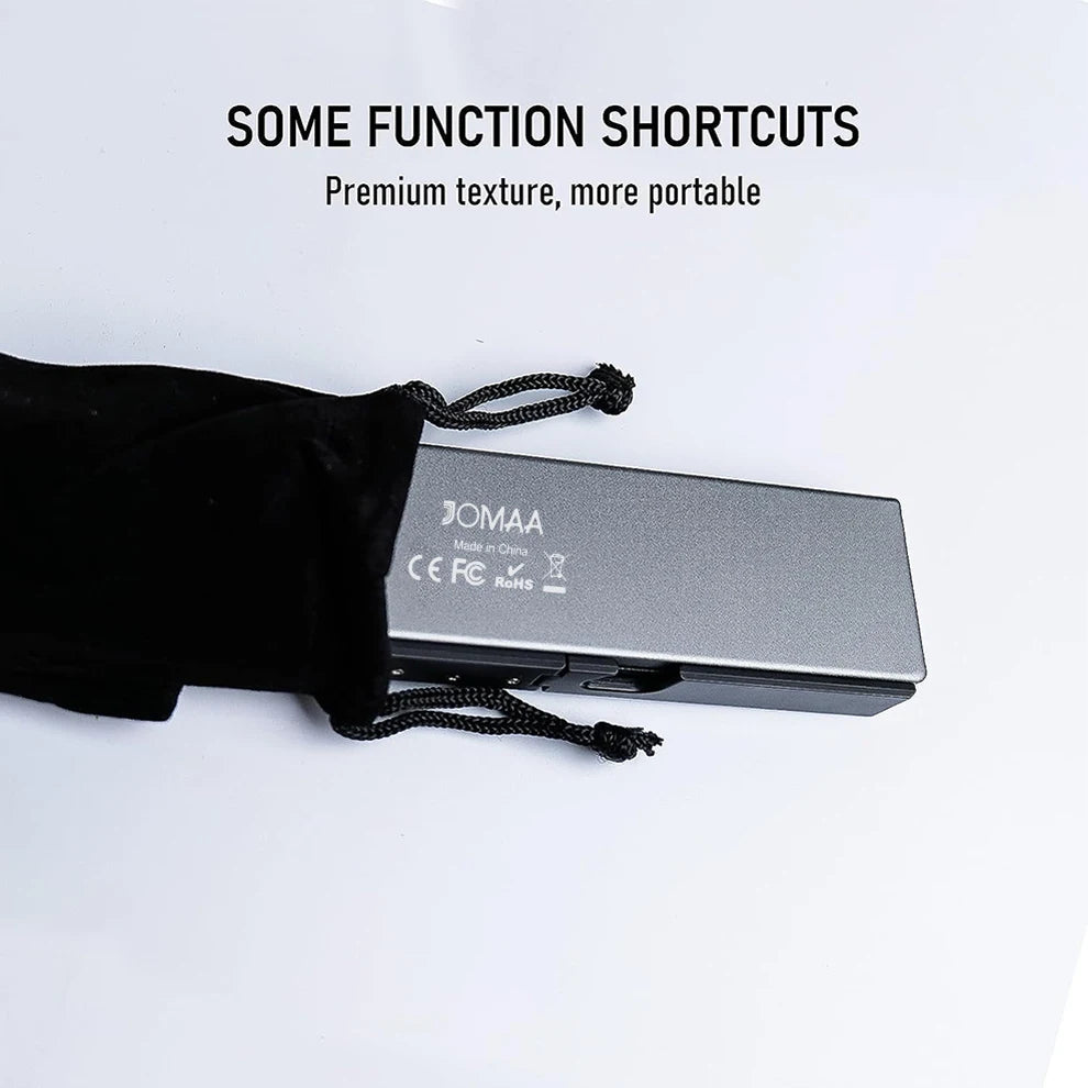 BOW Foldable Bluetooth Keyboard – Portable Mini Wireless Aluminum Keypad with Stand | 50% OFF