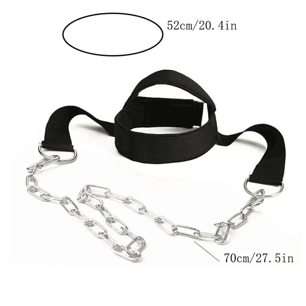 Stylique Glow™ Adjustable Neck Harness – Elite Weight Bearing Strap for Neck Power Training