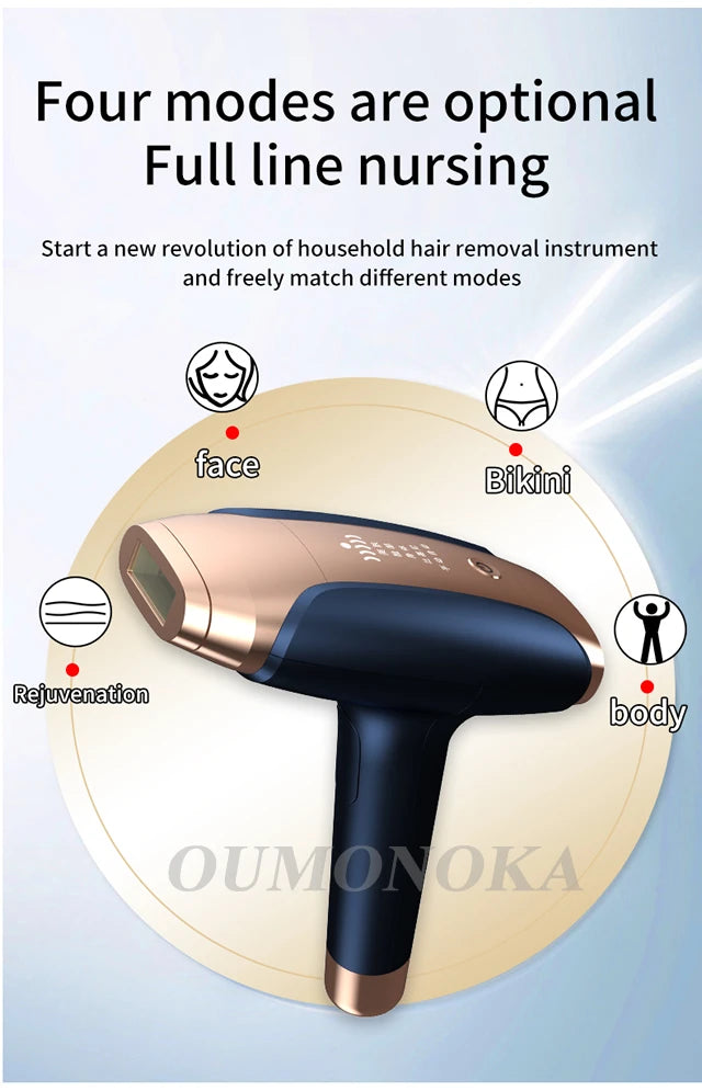 Stylique Glow™ Painless IPL Laser Hair Removal – 999,999 Flashes for Full-Body Radiance