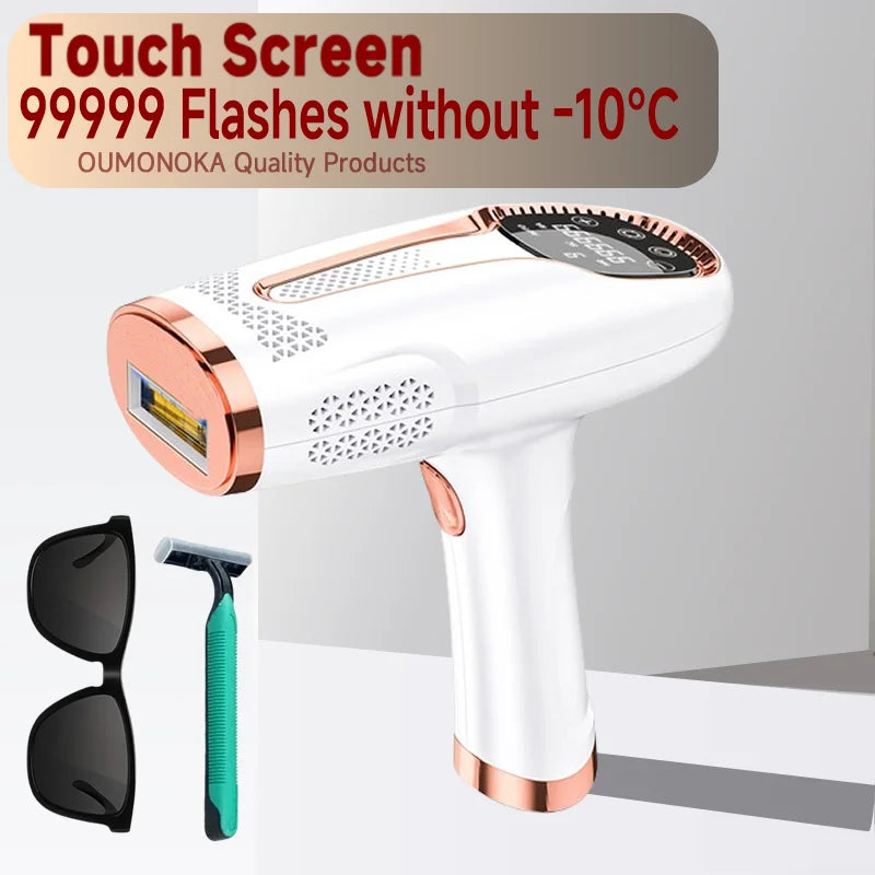 Stylique Glow™ Painless IPL Laser Hair Removal – 999,999 Flashes for Full-Body Radiance