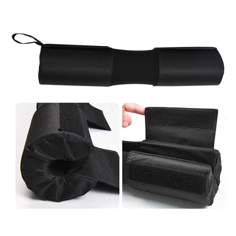 Stylique Glow™ LuxeGuard Barbell Pad – Foam Shoulder Support for Squats & Hip Thrusts