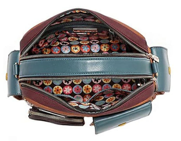 Nicole Lee USA Multi Pocket Messenger Bag