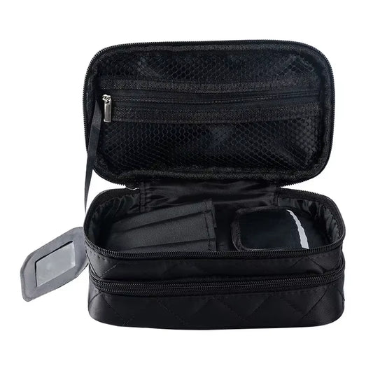 Women'S Cosmetic Bag Double Layer Waterproof Makeup Bag Travel Essentials Organizer ​Large Capacity Multifunction Toiletry Bag