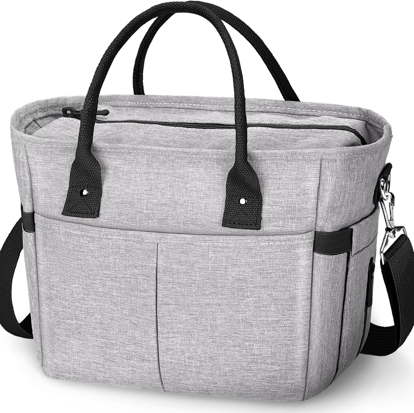 Cute&Classy Roomy Insulated Lunch Bags for Women - Stylish & Functional Large Tote Adult Lunch Box for Working & Picnic