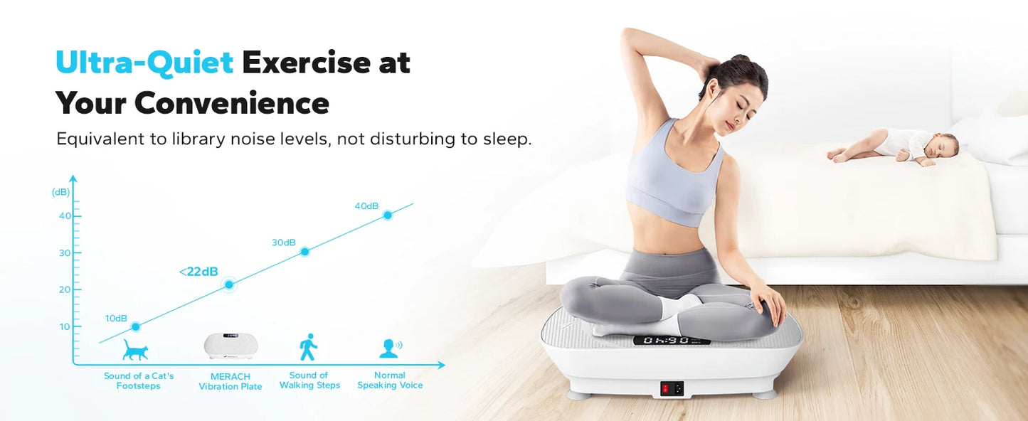 Luxury Vibration Plate Workout Machine for Weight Loss & Toning | Stylique Glow
