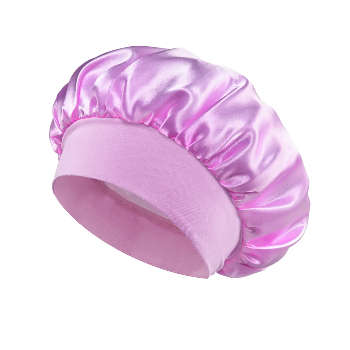 Stylique Glow™ Luxe Silk Sleep Bonnet – Satin Lined Hair Protection for Long & Curly Hair
