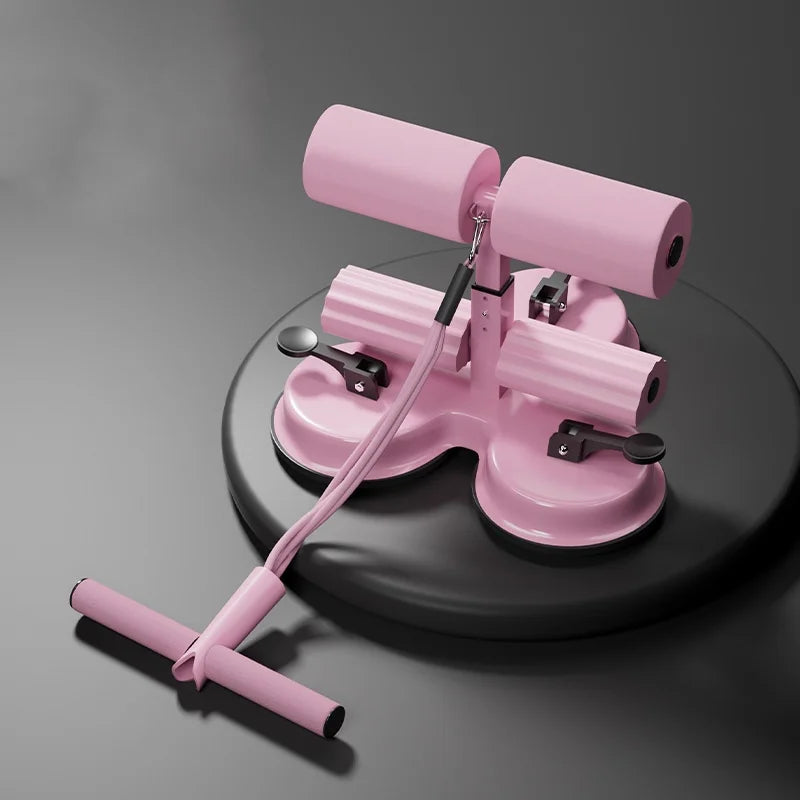 Stylique Glow™ Adjustable Sit-Up Bar – 3 Suction Cup Core Trainer for Home Ab & Strength Training
