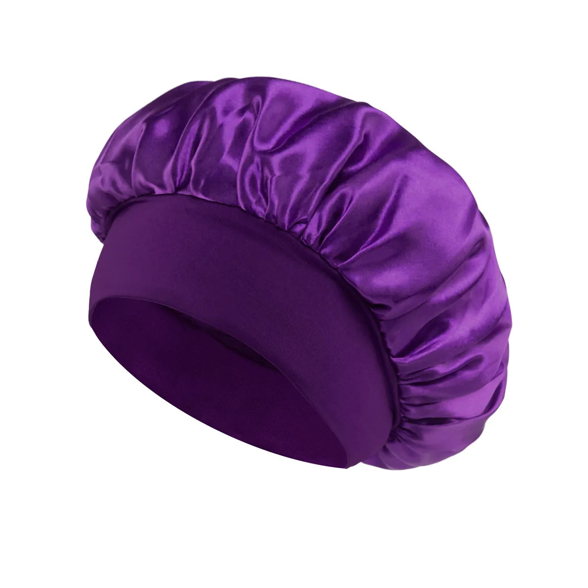 Stylique Glow™ Luxe Silk Sleep Bonnet – Satin Lined Hair Protection for Long & Curly Hair