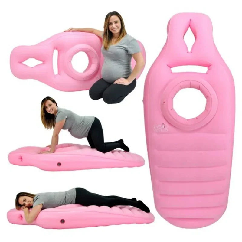 Stylique Glow™ Pregnancy Body Pillow – Inflatable, Full-Length Maternity Sleeping & Yoga Mat | Perfect Gift for Expecting Moms