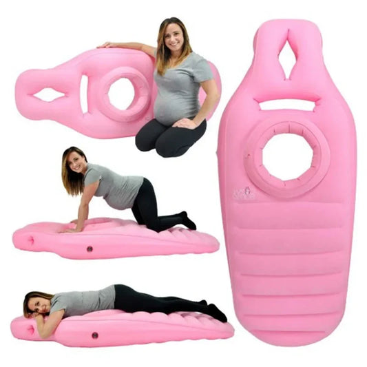Stylique Glow™ Pregnancy Body Pillow – Inflatable, Full-Length Maternity Sleeping & Yoga Mat | Perfect Gift for Expecting Moms