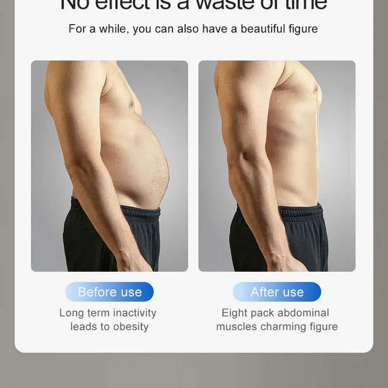 Stylique Glow™ EMS Ab Toner Belt – USB Rechargeable Smart Slimming & Muscle Stimulator for Home Fitness
