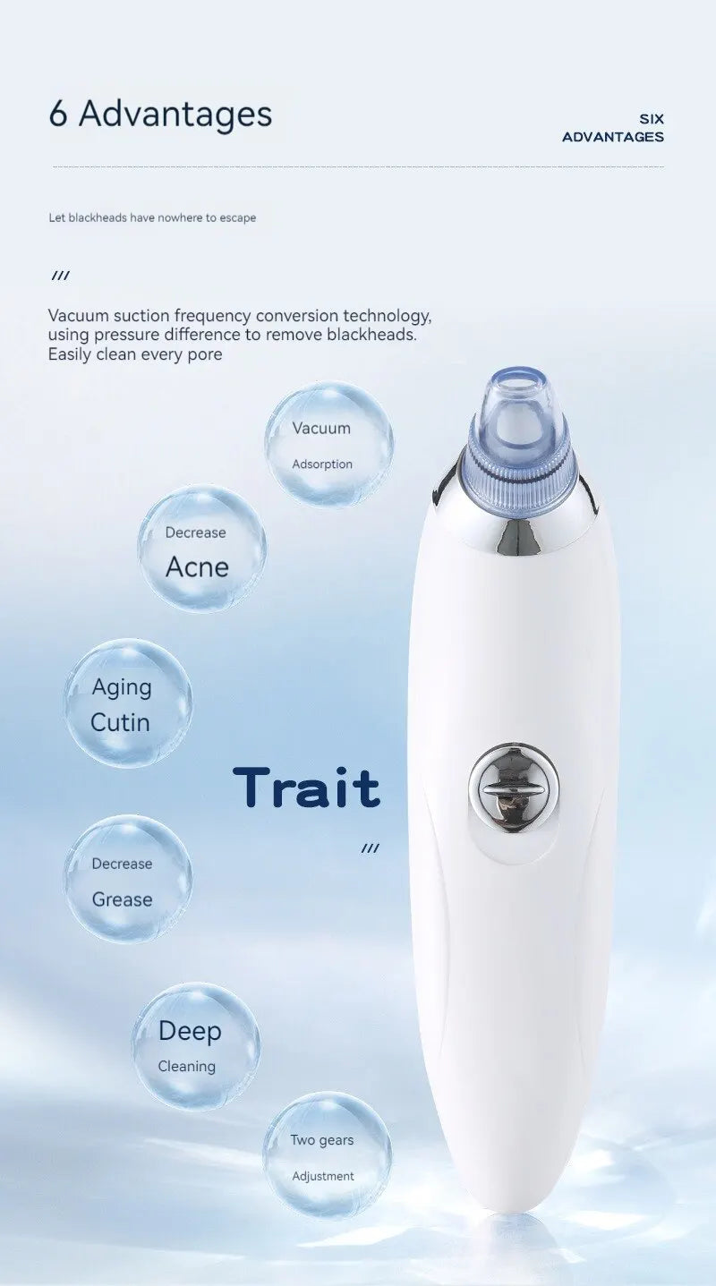 Stylique Glow™ Precision Pore Purifier – Luxury Blackhead Remover & Facial Cleansing Device
