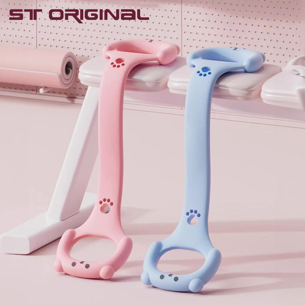 Stylique Glow™ Cat Paw Yoga Resistance Band – Elegant Tension Rope for Stretching, Chest & Shoulder Fitness