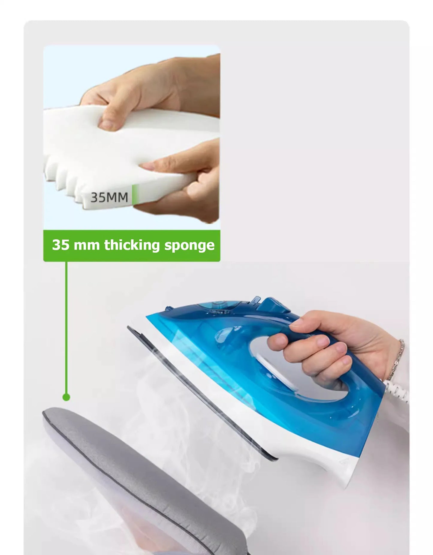 Stylique Glow Portable Handheld Ironing Mat & Heat Resistant Glove – Mini Ironing Board for Safe & Efficient Ironing