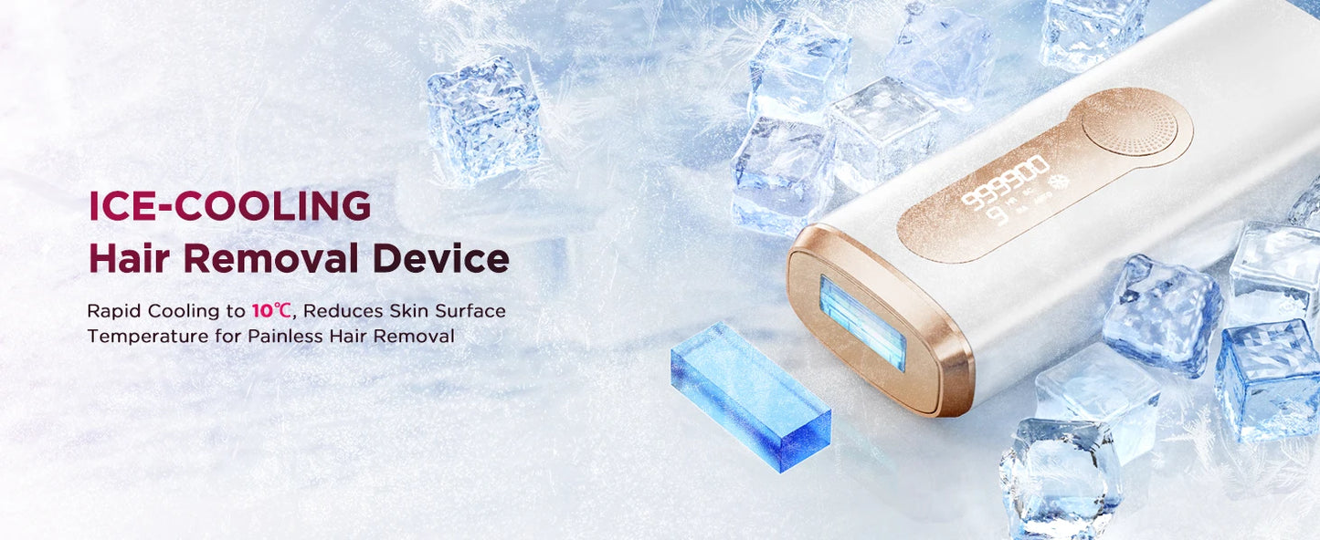 Stylique Glow™ IPL Laser Hair Removal Handset – 990,000 Flashes | Painless Permanent Smooth Skin