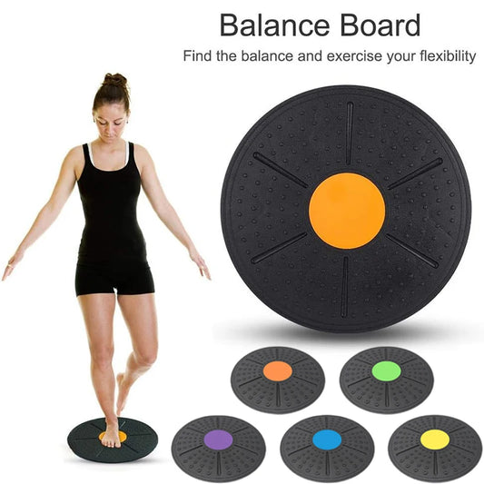Stylique Glow™ 360° Yoga Balance Swing Board – Waist Rotation & Core Trainer for At-Home Wellness