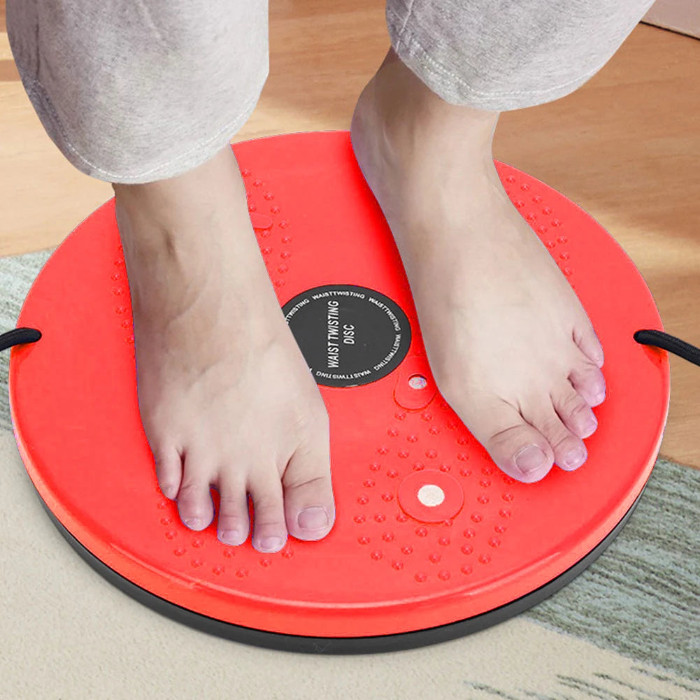 Stylique Glow™ Waist Whisper Disc – Slimming Twist Board for Core, Abs & Balance Training