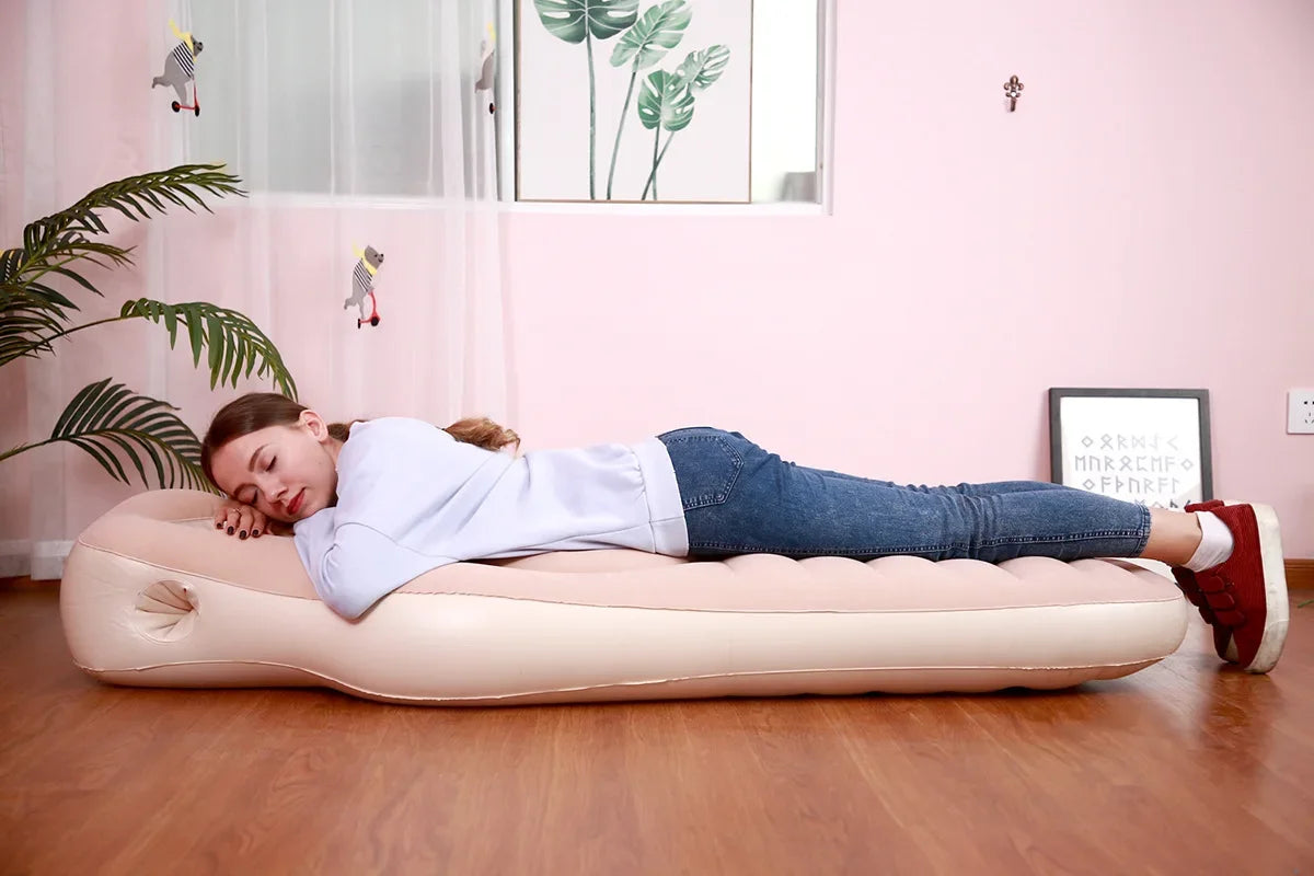 Stylique Glow™ Pregnancy Body Pillow – Inflatable, Full-Length Maternity Sleeping & Yoga Mat | Perfect Gift for Expecting Moms
