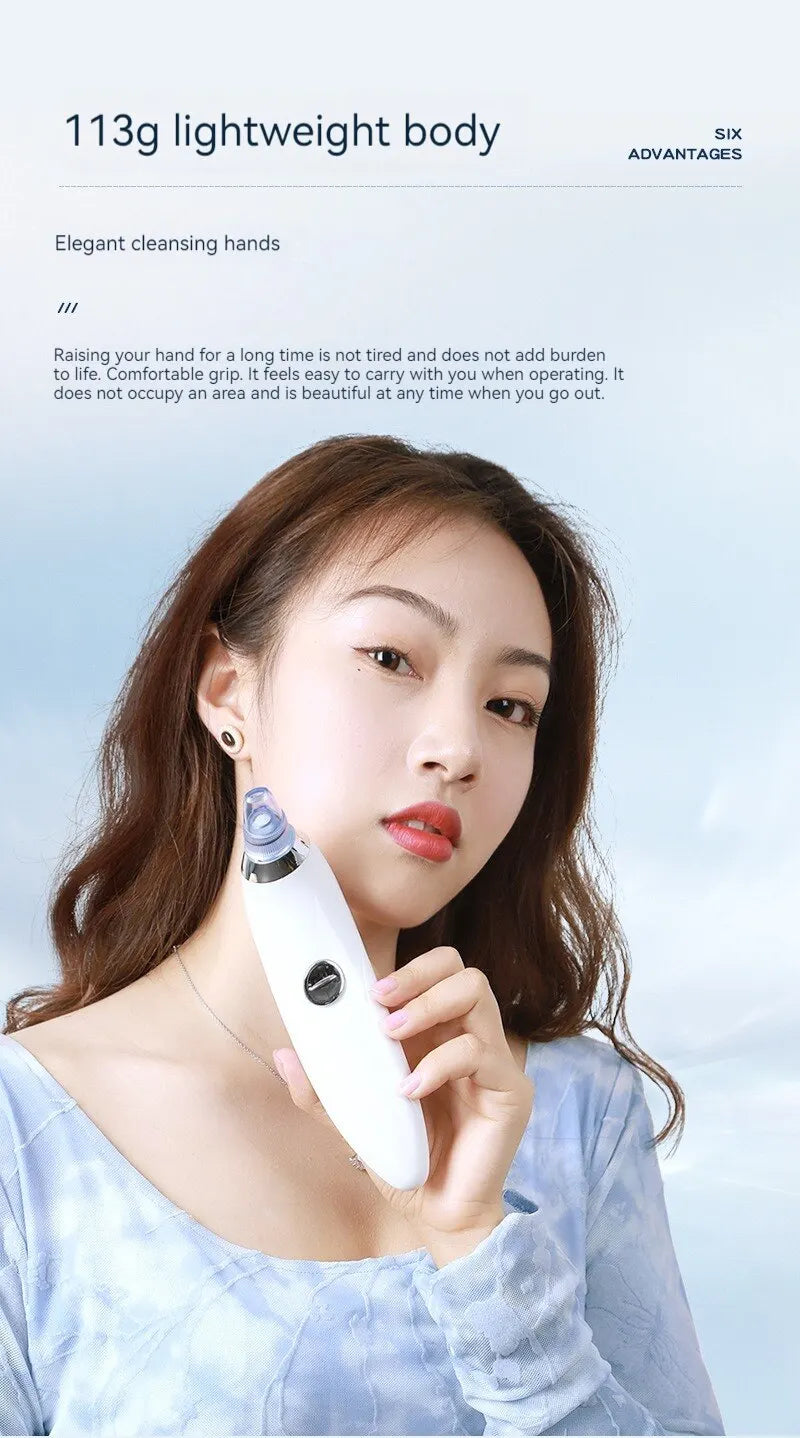 Stylique Glow™ Precision Pore Purifier – Luxury Blackhead Remover & Facial Cleansing Device