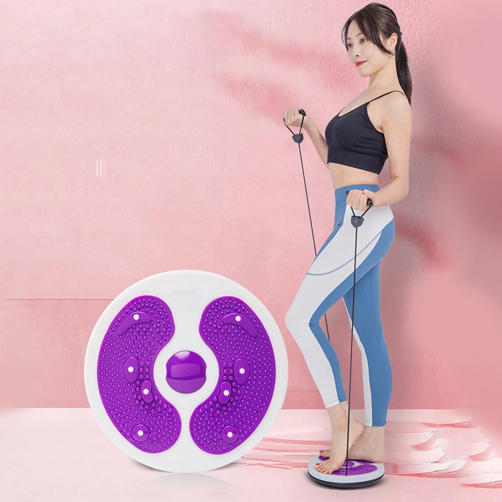 Stylique Glow™ Magnetic Waist Twisting Disc – Slimming Core & Balance Trainer for Home Workouts