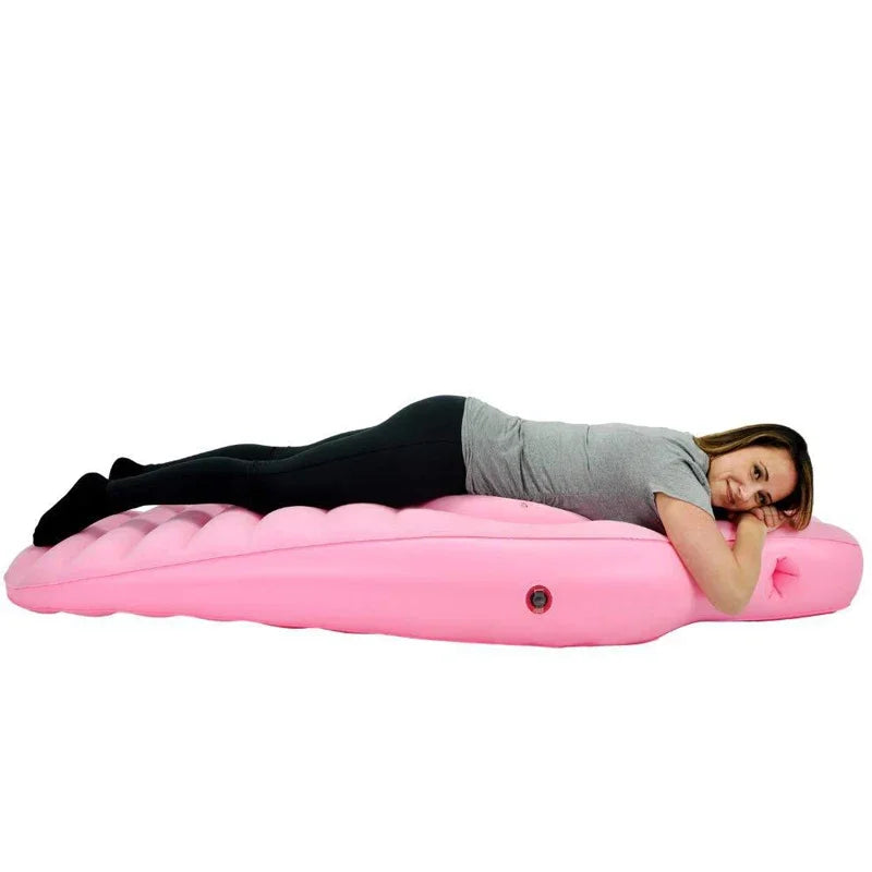 Stylique Glow™ Pregnancy Body Pillow – Inflatable, Full-Length Maternity Sleeping & Yoga Mat | Perfect Gift for Expecting Moms
