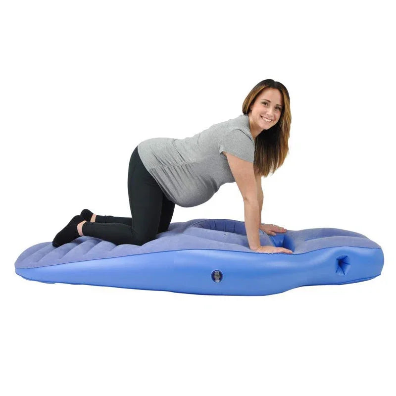 Stylique Glow™ Pregnancy Body Pillow – Inflatable, Full-Length Maternity Sleeping & Yoga Mat | Perfect Gift for Expecting Moms