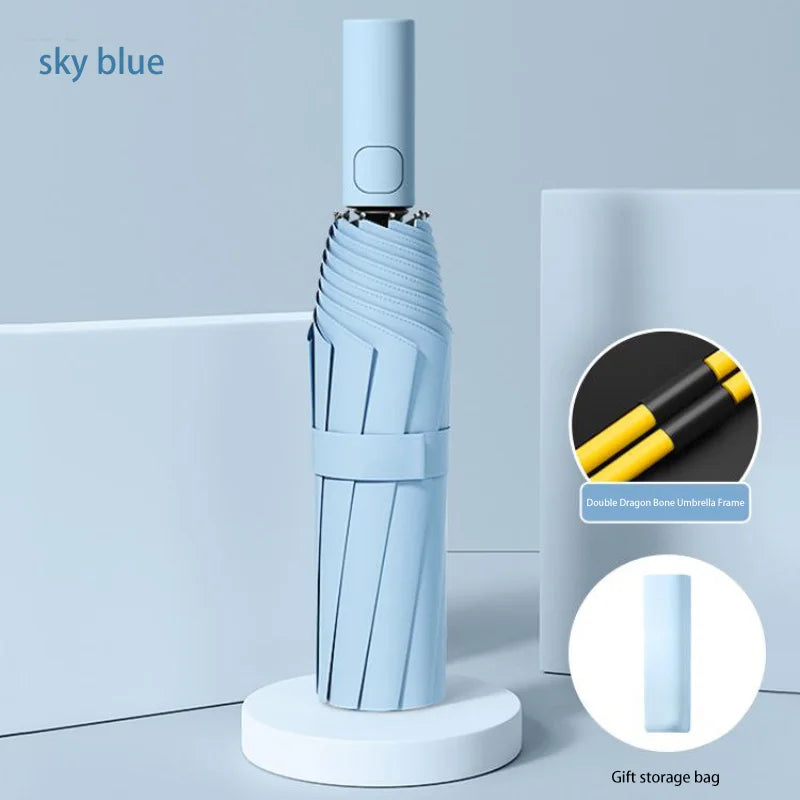 Stylique Glow Xiaomi 24-Bone Automatic UV Protection Umbrella – Large, Waterproof & Windproof