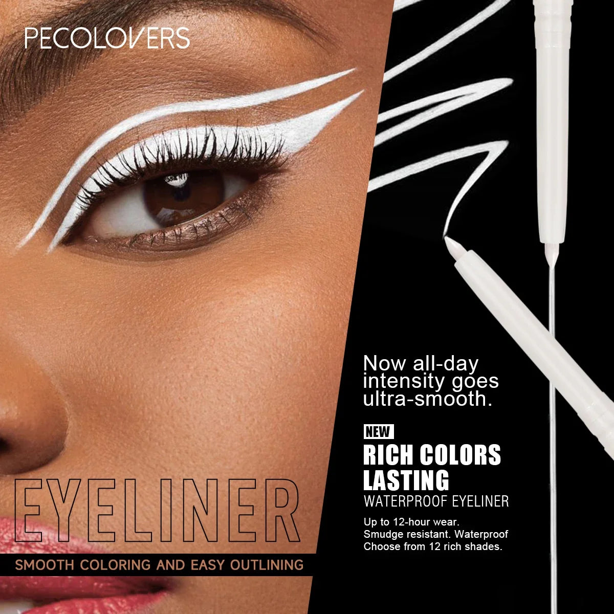 Stylique Glow™ Waterproof Long-Lasting Eyeliner Pencil – Smudge-Proof, Precise, & Gift-Ready