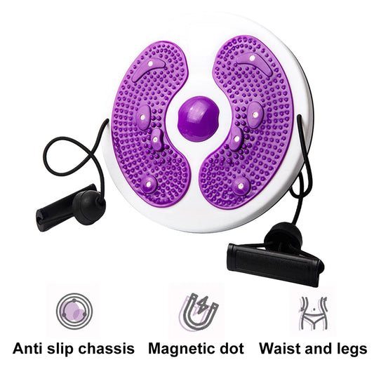 Stylique Glow™ Magnetic Waist Twisting Disc – Slimming Core & Balance Trainer for Home Workouts