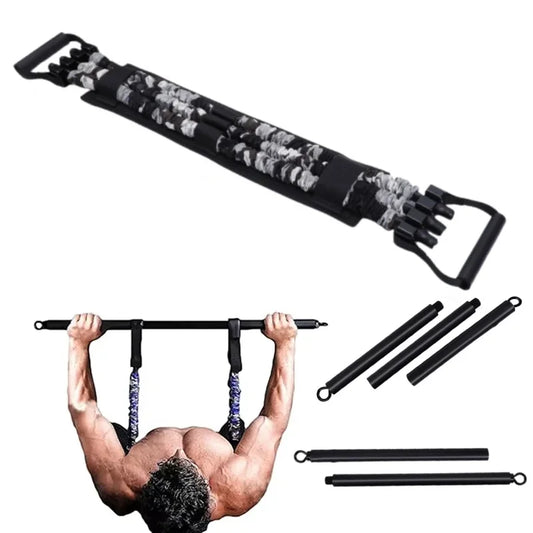 Stylique Glow™ Adjustable Bench Press Resistance Bands – Full Chest, Arm & Core Workout Set for Home Gym