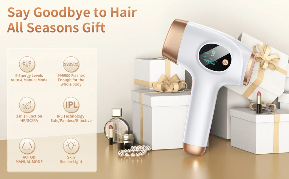 Stylique Glow 3-in-1 IPL Hair Removal Handset – Smooth Skin, Radiant Glow & Acne-Free Confidence